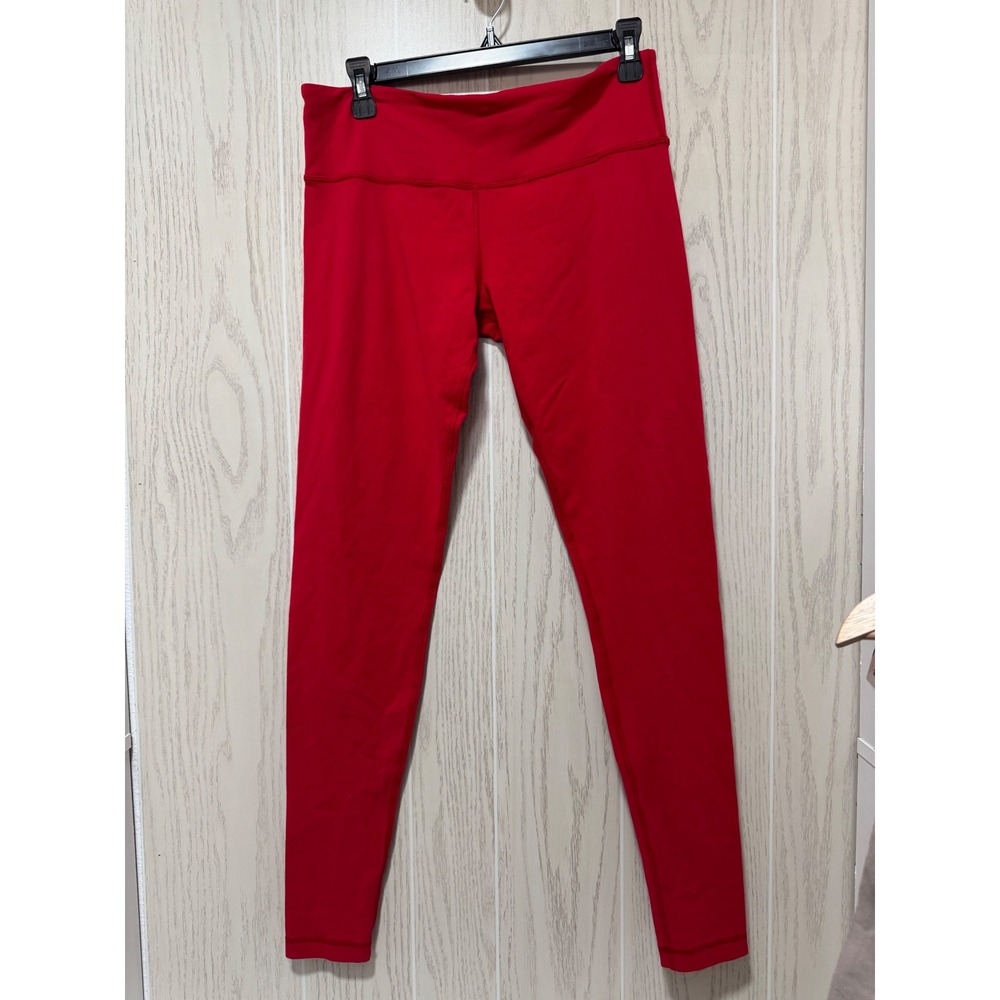 Lululemon Leggings Red Size 10 Yoga Pants Full Length